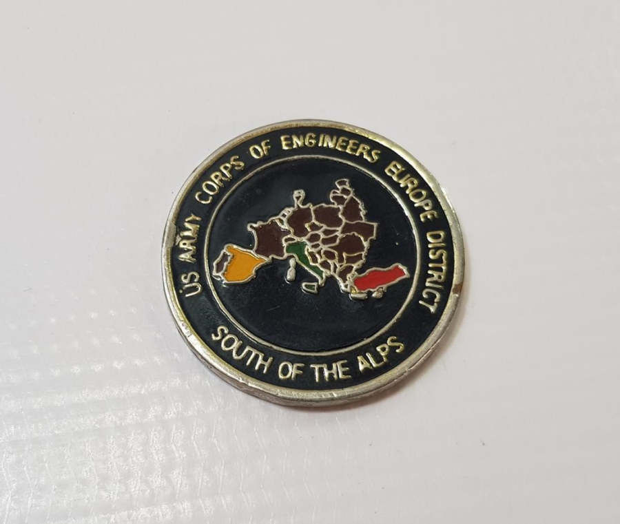 AMERİKAN ORDUSU MÜHENDİSLER BİRLİĞİ NİN TÜRKİYE KONULU MADALYASI