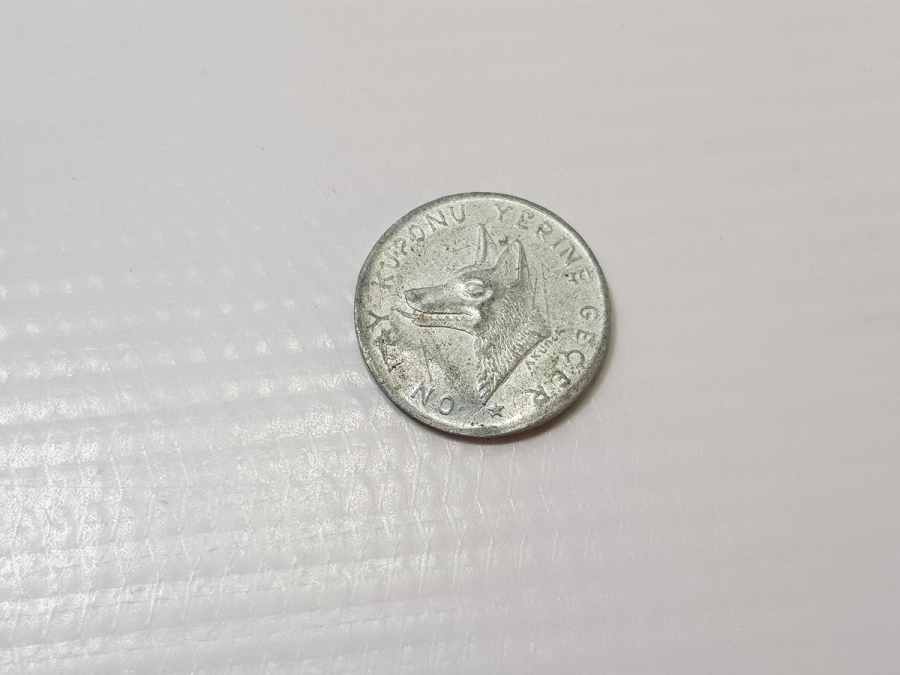 CUMHURİYET İLK DÖNEM 10 PAY KUPONU NADİR JETON