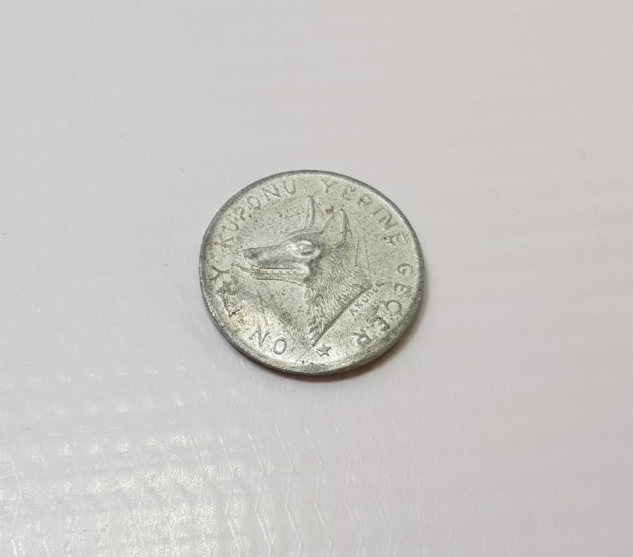 CUMHURİYET İLK DÖNEM 10 PAY KUPONU NADİR JETON