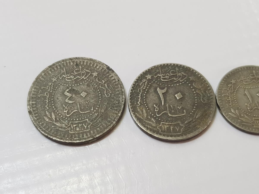 MEHMET REŞAT HAN DÖNEMİ TAM TAKIM NİKEL PARA LOTU