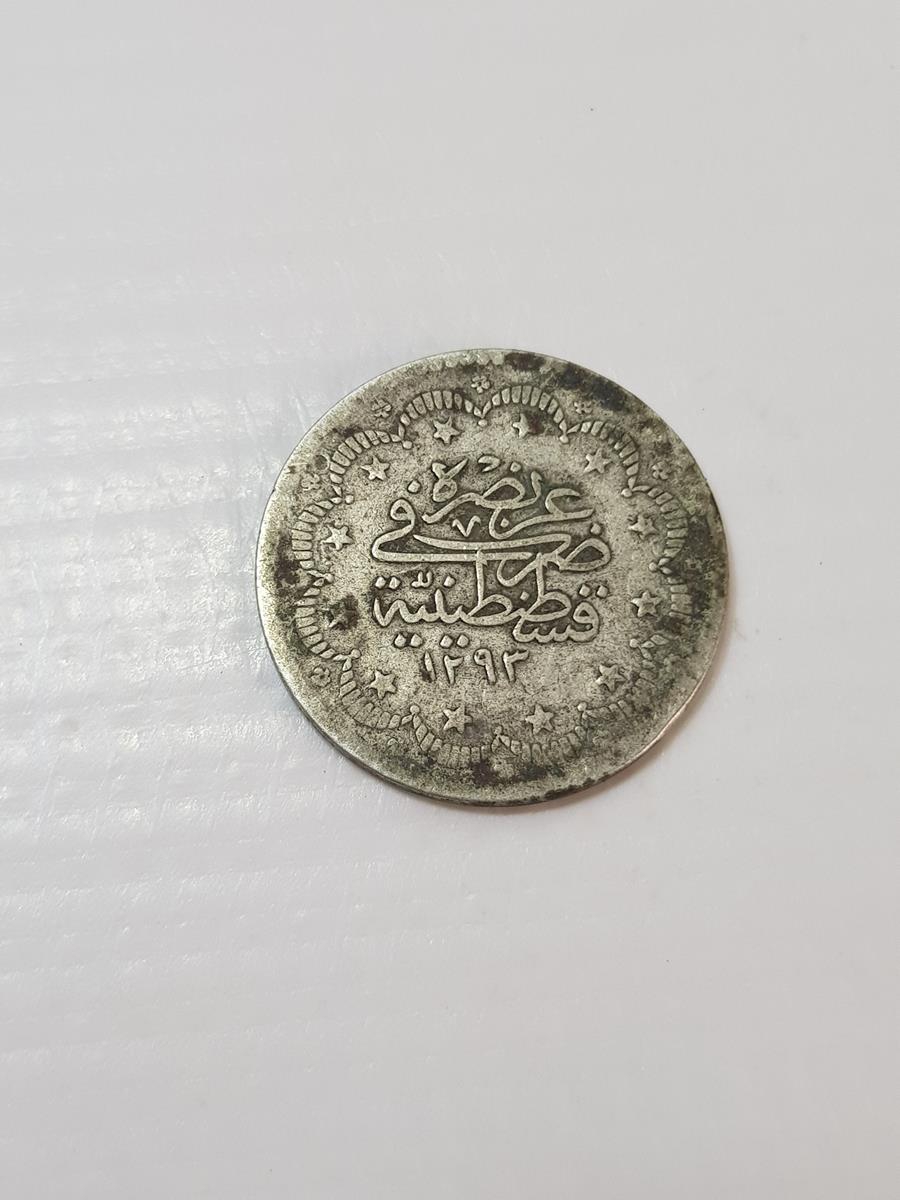 SULTAN ABDÜLHAMİD HAN DÖNEMİ GÜMÜŞ 5 KURUŞ MECİDİYE