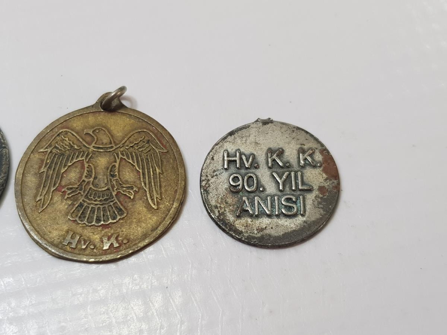 TÜRK HAVA KUVVETLERİ İLE İLGİLİ ÜÇ ADET MADALYON