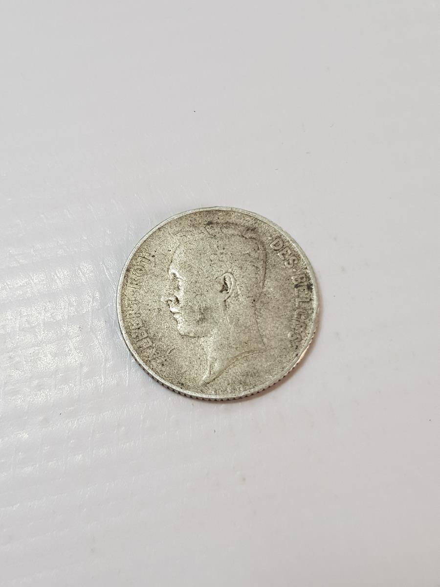 1912 BELÇİKA GÜMÜŞ 1 FRANK