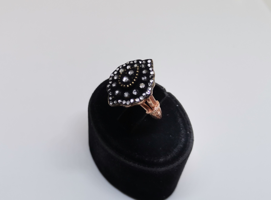 DAMLALI GİRİT MODELİ ELMAS YÜZÜK