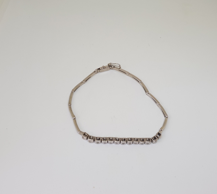 PIRLANTA TAŞLI SU YOLU BİLEKLİK