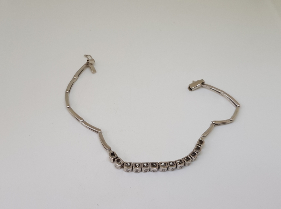 PIRLANTA TAŞLI SU YOLU BİLEKLİK