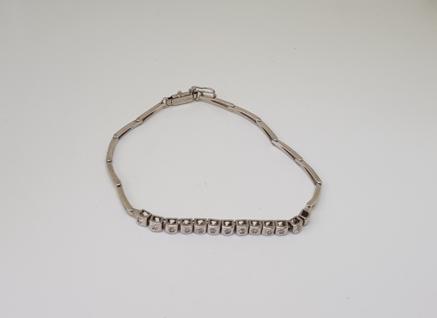 PIRLANTA TAŞLI SU YOLU BİLEKLİK