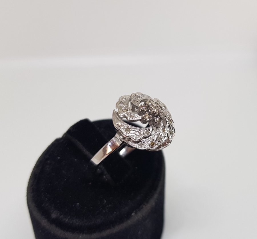 PIRLANTA TAŞLI SONSUZLUK MODELİ YÜZÜK