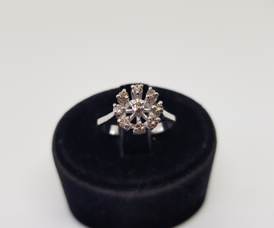 KARTANESİ MODELİ PIRLANTA TAŞLI YÜZÜK