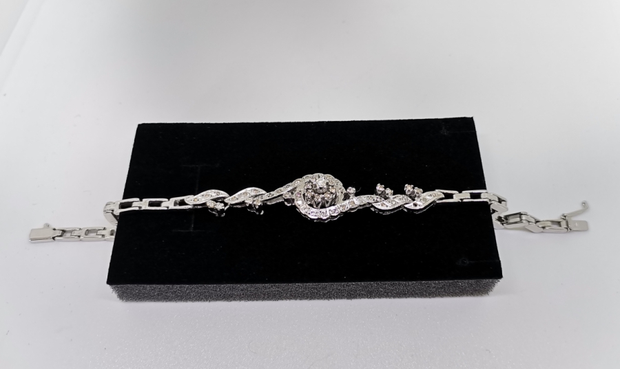 SALYANGOZ MODEL PIRLANTA TAŞLI BİLEZİK