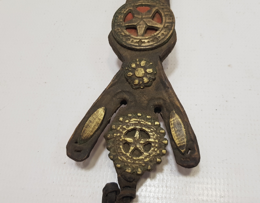 1. DÜNYA SAVAŞI DÖNEMİ OSMANLI SÜVARİ SUBAY AT SÜSÜ - BAŞ BAĞI