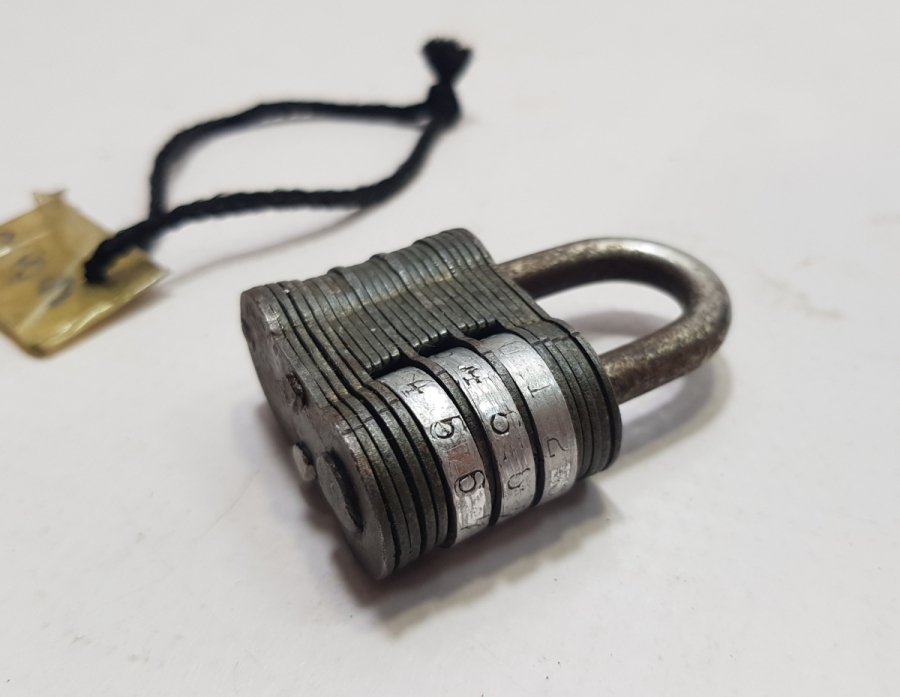 ÇALIŞIR DURUMDA ANTİKA ŞİFRELİ KİLİT