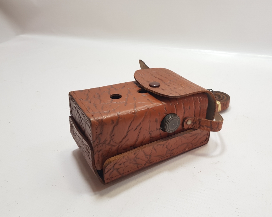 ORİJİNAL DERİ KILIFINDA NADİR FORMLU ANTİKA FOTOĞRAF MAKİNESİ