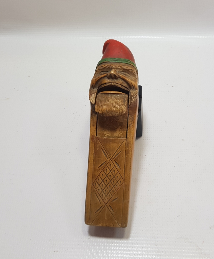 OSMANLI DÖNEMİ ÇOK NADİR RUM İŞİ AHŞAP CEVİZ KIRACAĞI