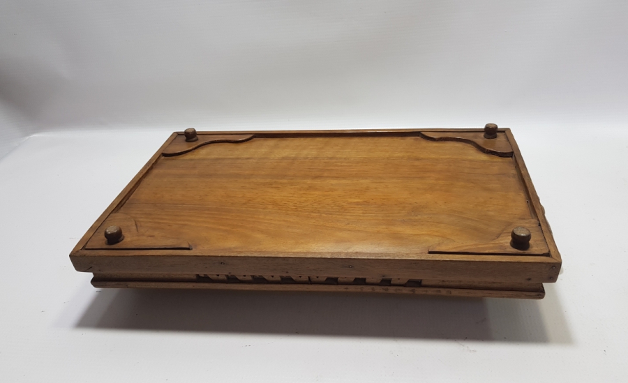 OSMANLI DÖNEMİ ÇOK NADİR EL YAPIMI CAM ALTI SİNOP İŞİ KAHVE TEPSİSİ