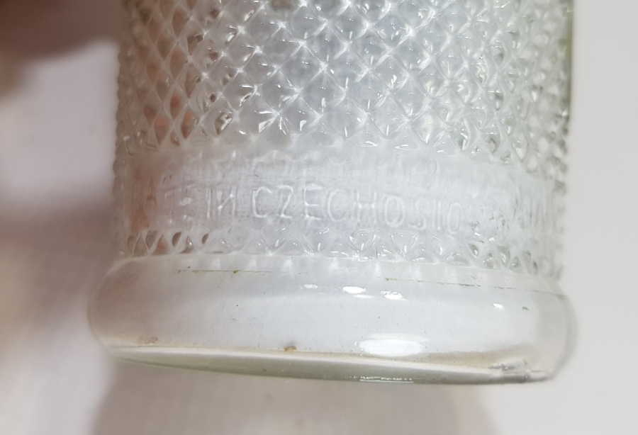 MEŞRUTİYET SANCAĞI FORMUNDA VE RUMCA AFİYET OLSUN EFENDİM YAZILI OSMANLI DÖNEMİ BİLLUR BARDAK