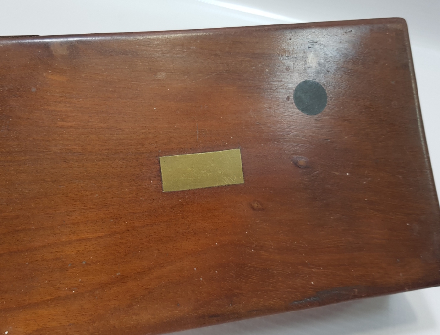 ORİJİNAL AHŞAP KUTUSUNDA OSMANLI DÖNEMİ MÜHENDİS ÇİZİM ALETLERİ - PERGEL KUTUSU