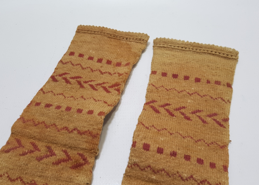 OSMANLI DÖNEMİ EL ÖRME YÖRÜK İŞİ YÜN ÇORAP