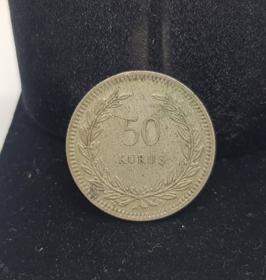 1947 YILI GÜMÜŞ 50 KURUŞ