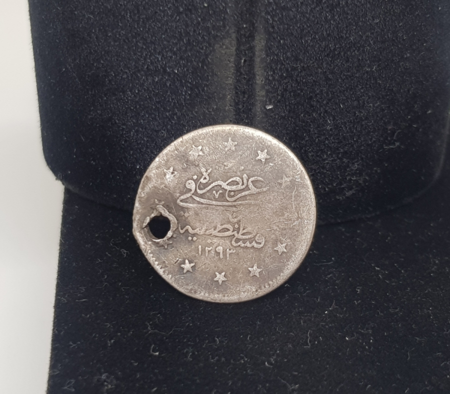 SULTAN ABDÜLHAMİD DÖNEMİ GÜMÜŞ 2 KURUŞ MECİDİYE