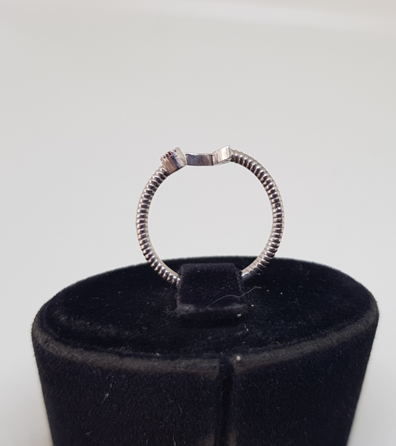 YAKUT VE PIRLANTA TAŞLI EKLEM YÜZÜĞÜ