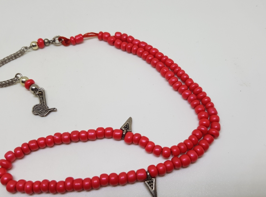 MERCAN TAŞINDAN MAMUL ANTİKA NAMAZ TESPİHİ