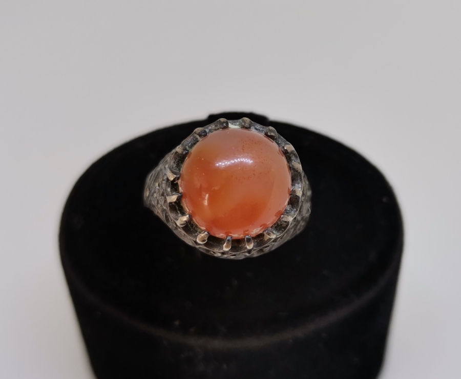 YEMEN AKİKLİ GÜMÜŞ YÜZÜK