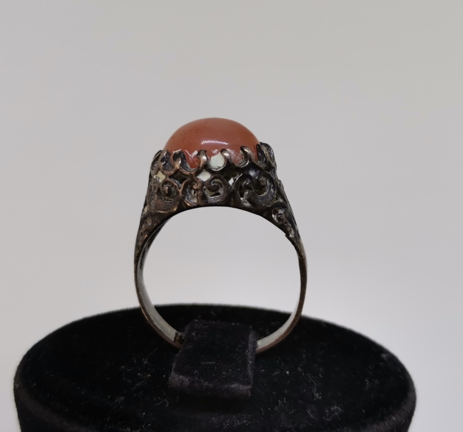 YEMEN AKİKLİ GÜMÜŞ YÜZÜK