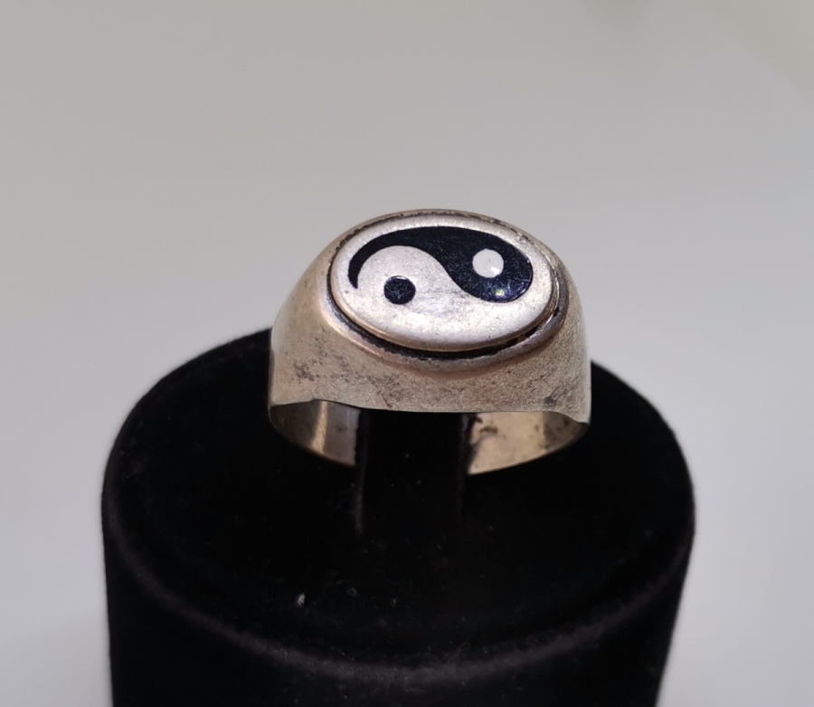 YİNYANG MODEL GÜMÜŞ YÜZÜK