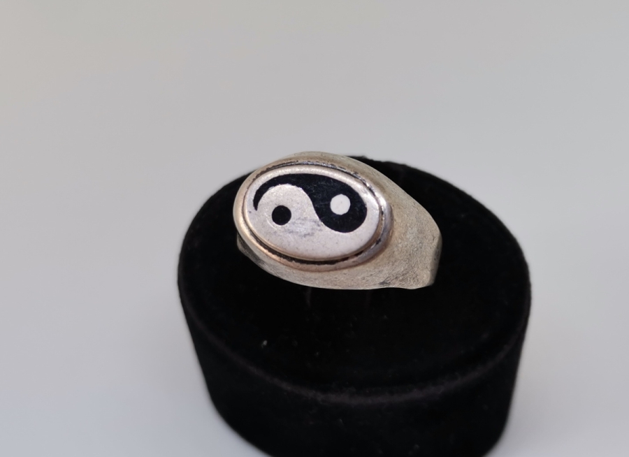 YİNYANG MODEL GÜMÜŞ YÜZÜK