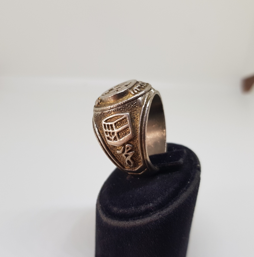 KABE-İ ŞERİF GÖRSELLİ GÜMÜŞ KAPLAMA YÜZÜK