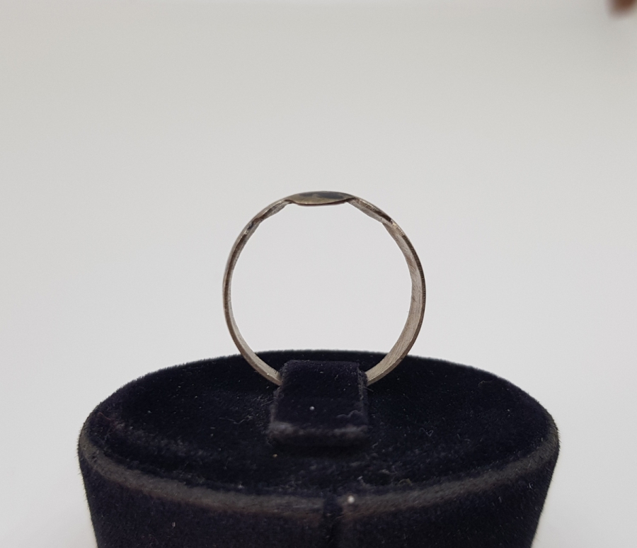 OSMANLI DÖNEMİ SAVAT İŞÇİLİKLİ GÜMÜŞ YÜZÜK