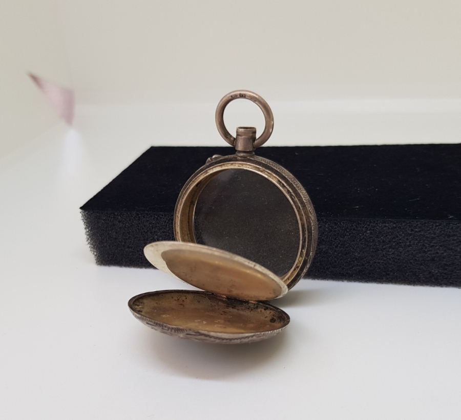 OSMANLI DÖNEMİ GÜMÜŞ CEP SAATİ KASASI