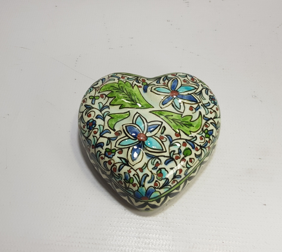 OSMANLI DÖNEMİ KÜTAHYA İŞİ ÇOK NADİR EL BOYAMA MERDİVEN ALTI KARANFİL SAKSISI