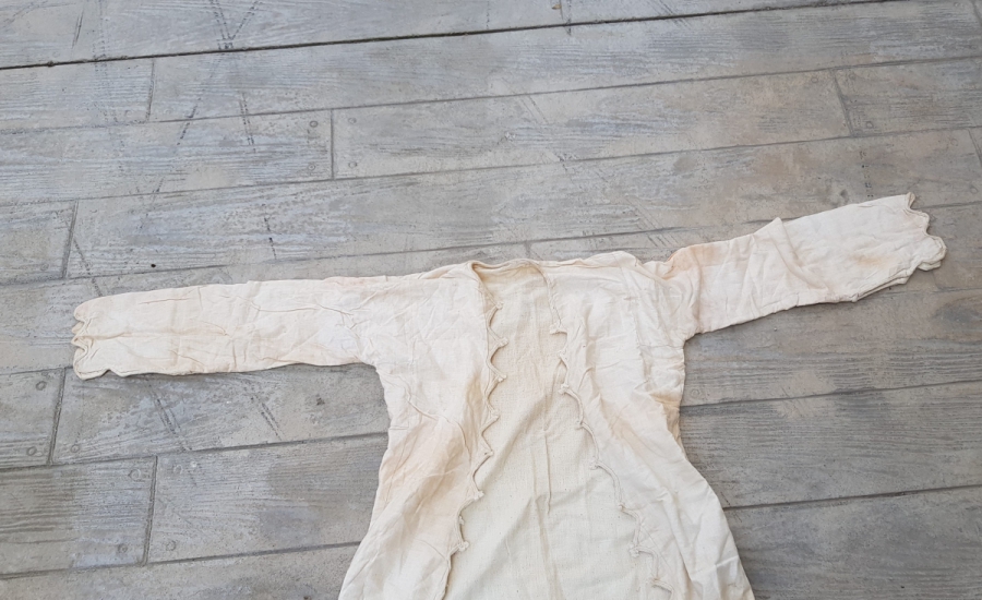 OSMANLI DÖNEMİ BEYAZ RENKLİ GELİN ÜÇ ETEĞİ