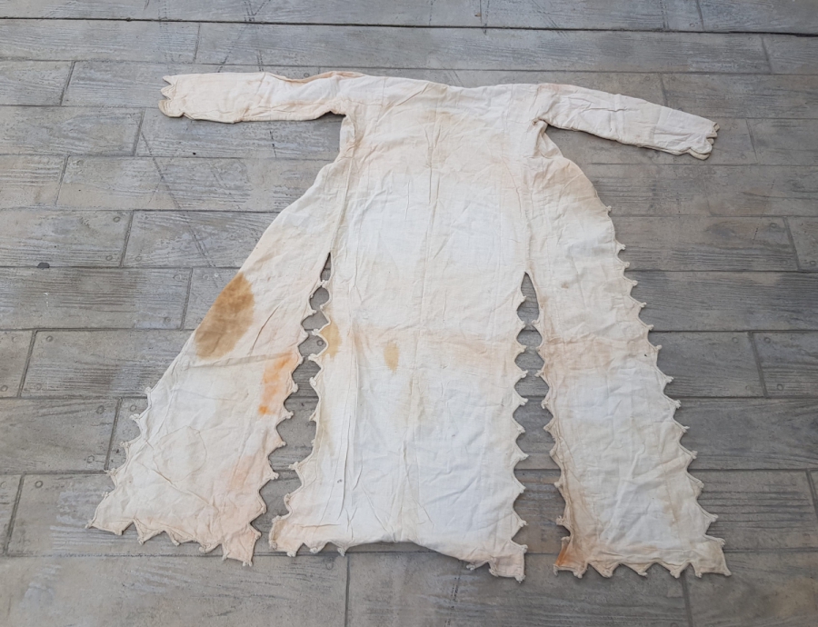 OSMANLI DÖNEMİ BEYAZ RENKLİ GELİN ÜÇ ETEĞİ