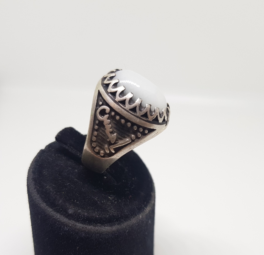 SEDEF TAŞLI GÜMÜŞ YÜZÜK