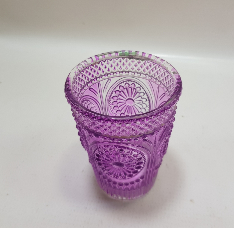 KRİSTAL KESME İŞÇİLİKLİ OSMANLI DÖNEMİ NADİR FORMLU ŞERBET BARDAĞI