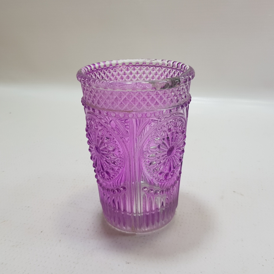 KRİSTAL KESME İŞÇİLİKLİ OSMANLI DÖNEMİ NADİR FORMLU ŞERBET BARDAĞI