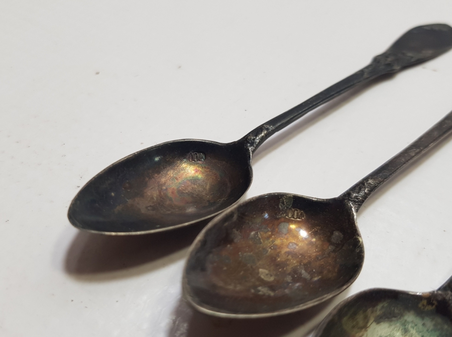 ANTİKA GÜMÜŞ ÇAY KAŞIĞI TAKIMI