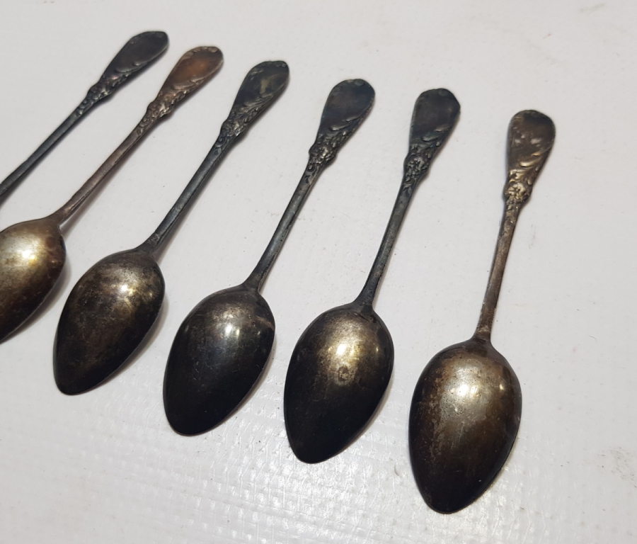 ANTİKA GÜMÜŞ ÇAY KAŞIĞI TAKIMI