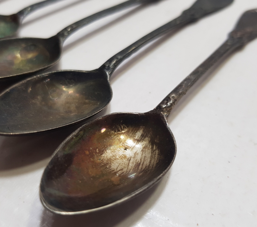 ANTİKA GÜMÜŞ ÇAY KAŞIĞI TAKIMI