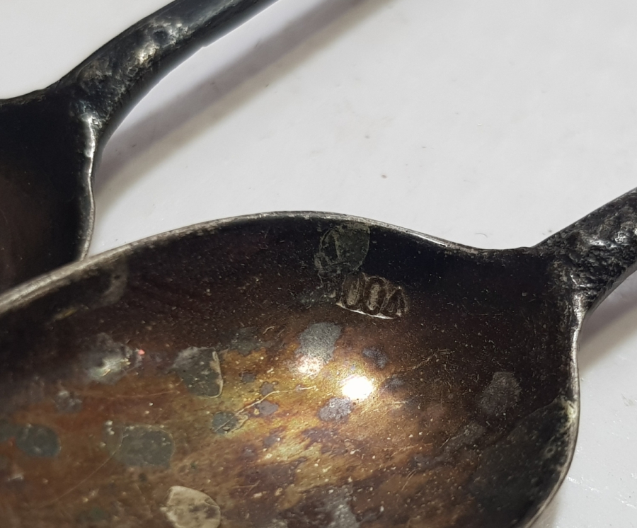 ANTİKA GÜMÜŞ ÇAY KAŞIĞI TAKIMI