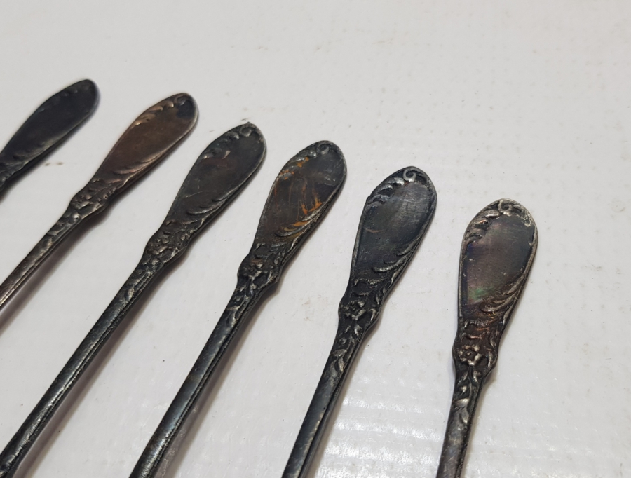 ANTİKA GÜMÜŞ ÇAY KAŞIĞI TAKIMI