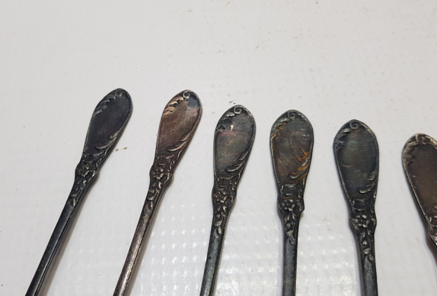 ANTİKA GÜMÜŞ ÇAY KAŞIĞI TAKIMI