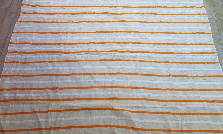 OSMANLI DÖNEMİ KÖK BOYALI İPEK YATAK ÖRTÜSÜ