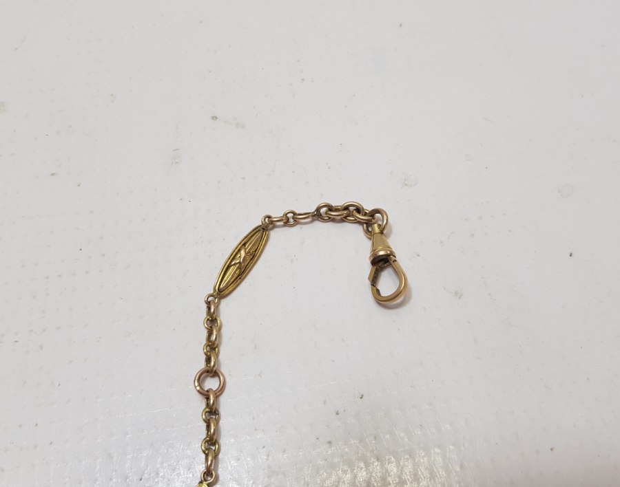 ANTİKA ALTIN KAPLAMA CEP SAATİ KÖSTEĞİ