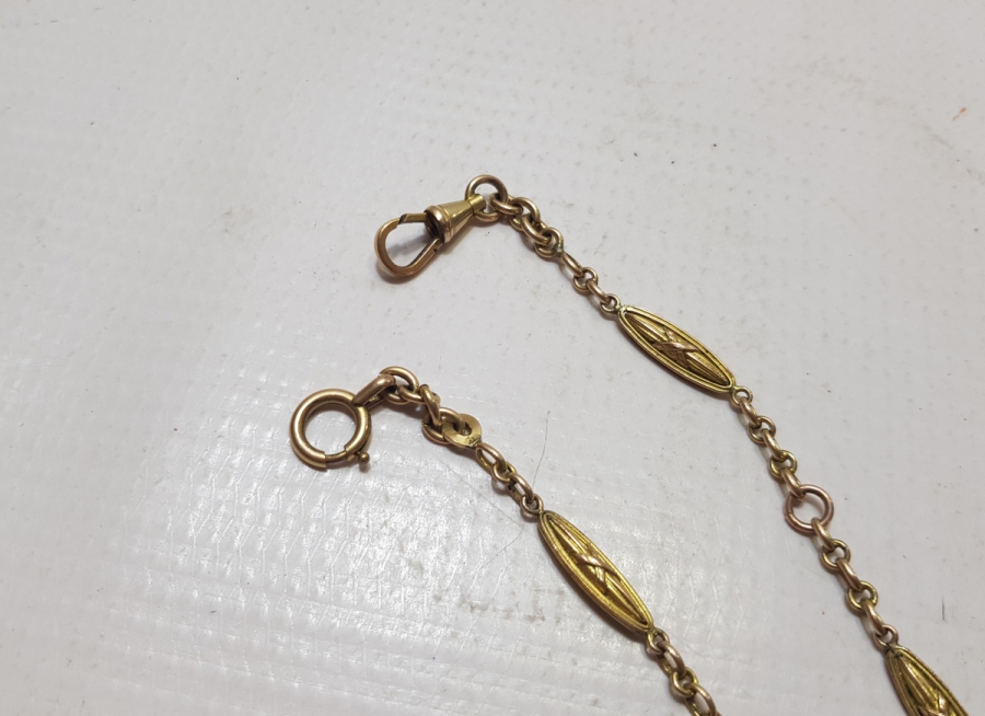 ANTİKA ALTIN KAPLAMA CEP SAATİ KÖSTEĞİ