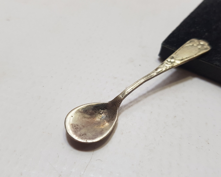 ANTİKA GÜMÜŞ HAVYAR KAŞIĞI