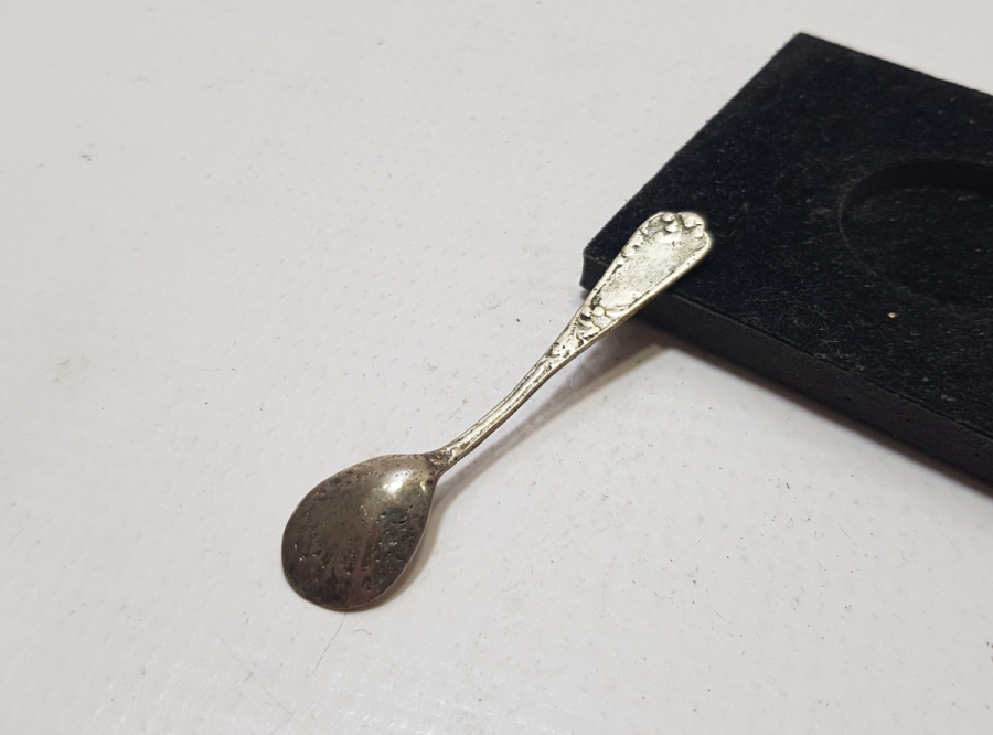 ANTİKA GÜMÜŞ HAVYAR KAŞIĞI